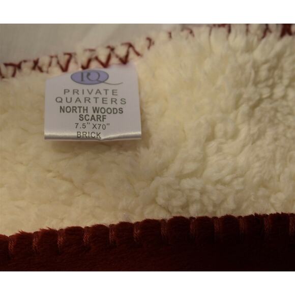 Private Quarters North Woods Scarf 7.5 x 70" - Picture 7 of 7